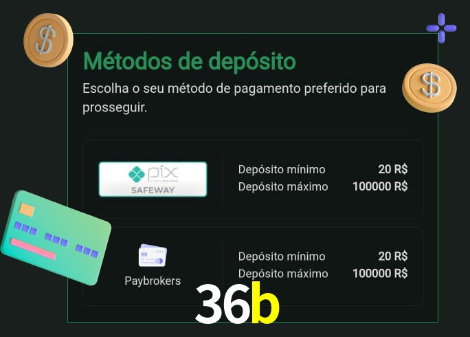 O cassino 36b oferece uma grande variedade de métodos de pagamento